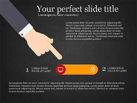 Step by Step Presentation Concept, Slide 9, 03887, Process Diagrams — PoweredTemplate.com