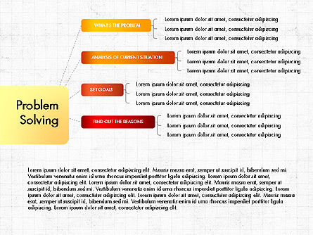 Problemen oplossen stadia presentatiesjabloon, Dia 4, 03888, Stage diagrams — PoweredTemplate.com