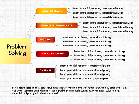 Problem Solving Stages Presentation Template, Slide 5, 03888, Stage Diagrams — PoweredTemplate.com