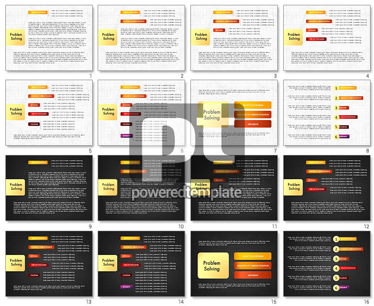 Tahap Pemecahan Masalah Presentasi Template