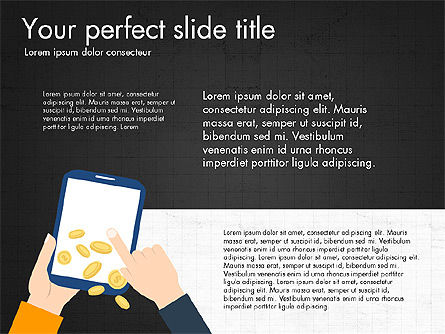Concept de présentation de marketing mobile, Diapositive 9, 03890, Modèles de présentations — PoweredTemplate.com