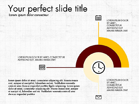 Zakelijke presentatie met platte ontwerp vormen, PowerPoint-sjabloon, 03897, Figuren — PoweredTemplate.com