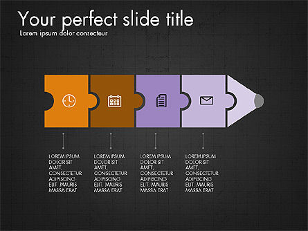 平らなデザインシェイプのビジネスプレゼンテーション, スライド 12, 03897, 図形 — PoweredTemplate.com