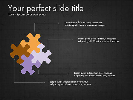 평면 디자인 모양의 비즈니스 프레젠테이션, 슬라이드 14, 03897, 모양 — PoweredTemplate.com