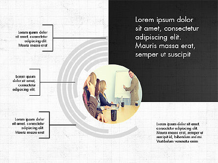 Concept de présentation avec photos, Modele PowerPoint, 03902, Modèles de présentations — PoweredTemplate.com
