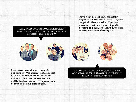 Concept de présentation avec photos, Diapositive 2, 03902, Modèles de présentations — PoweredTemplate.com