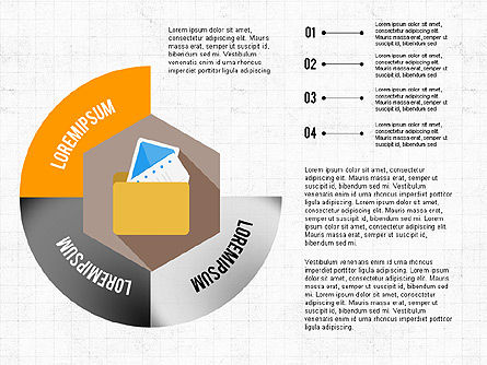 Infografica di presentazione del concetto di gestione del documento, Slide 4, 03906, Infografiche — PoweredTemplate.com