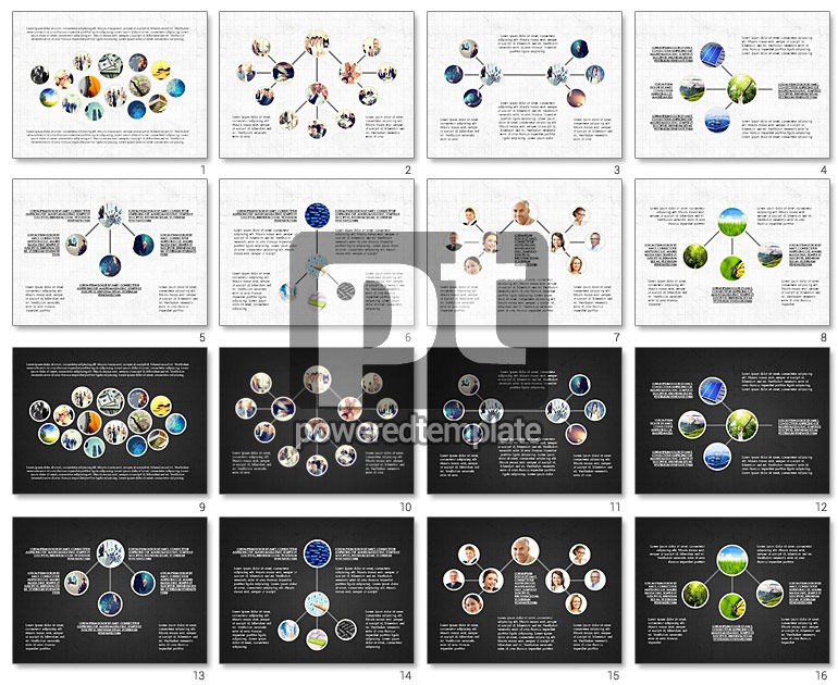 Organigrammi ponte collezione di diapositive