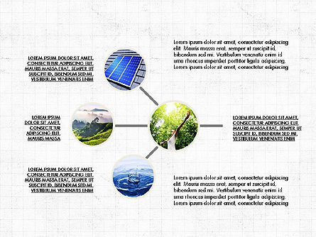 Tableau de présentation des tableaux d'organisation organique, Diapositive 4, 03907, Graphiques organisationnels — PoweredTemplate.com
