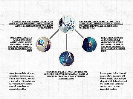 Tableau de présentation des tableaux d'organisation organique, Diapositive 5, 03907, Graphiques organisationnels — PoweredTemplate.com