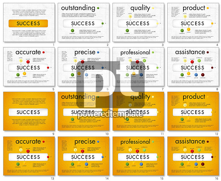 Ingredients for Success Presentation Template