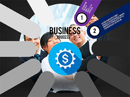 Business Process Stages Presentation Concept, Slide 12, 03910, Stage Diagrams — PoweredTemplate.com