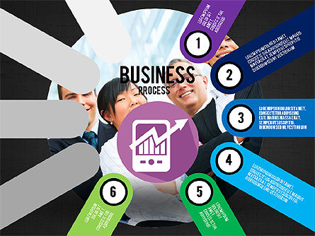 Business Process Stages Presentation Concept, Slide 16, 03910, Stage Diagrams — PoweredTemplate.com