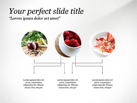 Cooking Ingredients Presentation Concept, 03911, Organizational Charts — PoweredTemplate.com