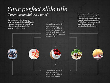 Cooking Ingredients Presentation Concept, Slide 10, 03911, Organizational Charts — PoweredTemplate.com