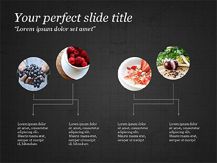 Cooking Ingredients Presentation Concept, Slide 13, 03911, Organizational Charts — PoweredTemplate.com