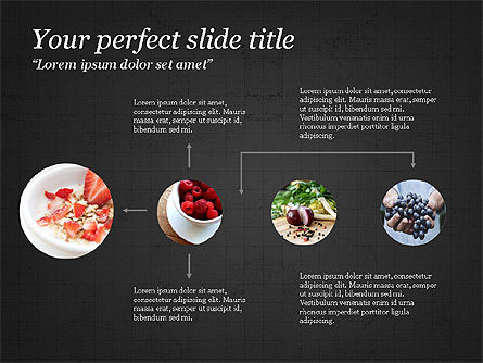 Cooking Ingredients Presentation Concept, Slide 15, 03911, Organizational Charts — PoweredTemplate.com