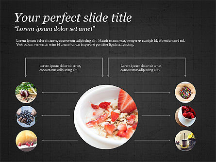 Cooking Ingredients Presentation Concept, Slide 16, 03911, Organizational Charts — PoweredTemplate.com