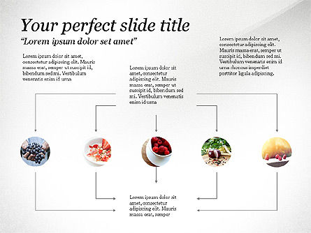 Cooking Ingredients Presentation Concept, Slide 2, 03911, Organizational Charts — PoweredTemplate.com
