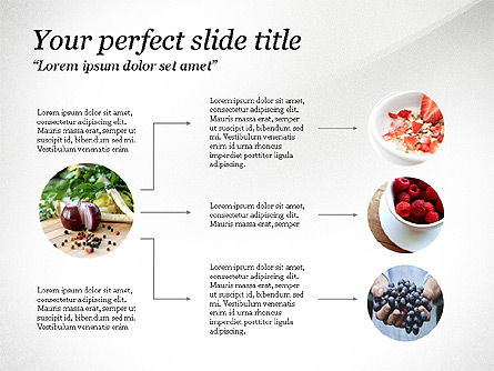 Cooking Ingredients Presentation Concept, Slide 6, 03911, Organizational Charts — PoweredTemplate.com