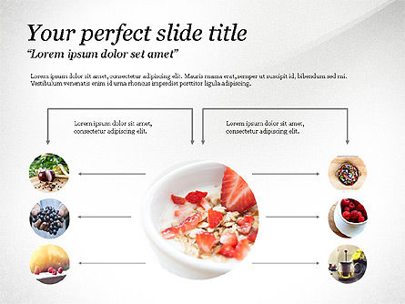 Cooking Ingredients Presentation Concept, Slide 8, 03911, Organizational Charts — PoweredTemplate.com