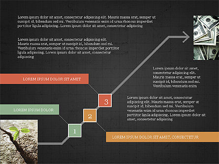 Plate-forme de présentation des étapes de démarrage, Diapositive 12, 03912, Timelines & Calendars — PoweredTemplate.com
