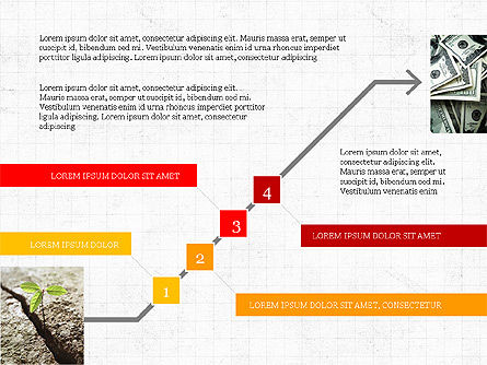 Plate-forme de présentation des étapes de démarrage, Diapositive 5, 03912, Timelines & Calendars — PoweredTemplate.com