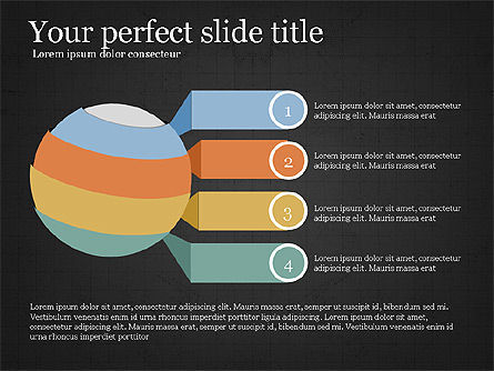 Colección de diagramas de formas y escenarios, Diapositiva 15, 03914, Diagramas de la etapa — PoweredTemplate.com