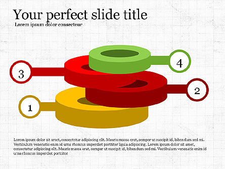 Colección de diagramas de formas y escenarios, Diapositiva 6, 03914, Diagramas de la etapa — PoweredTemplate.com