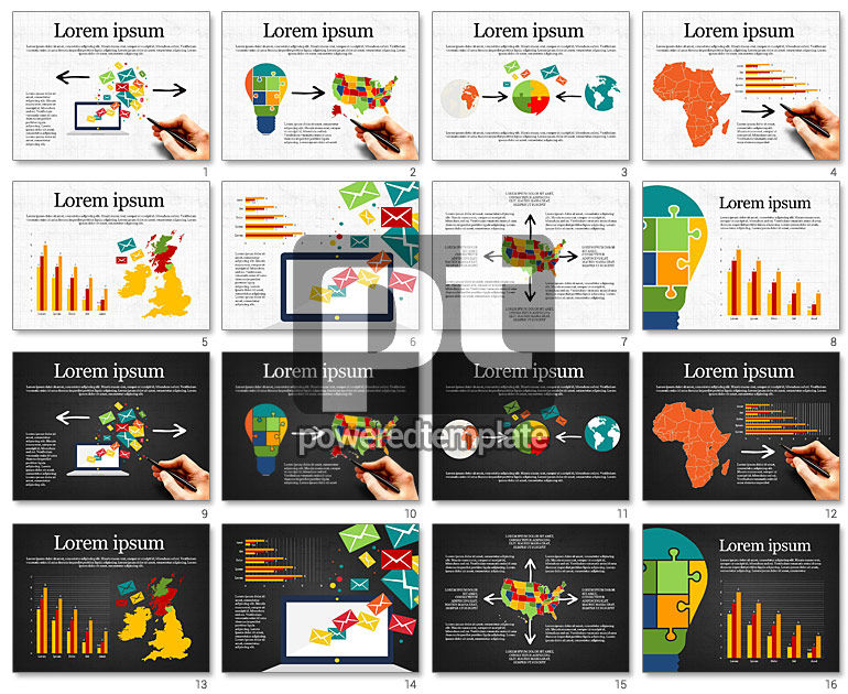 Email Marketing Presentation Concept