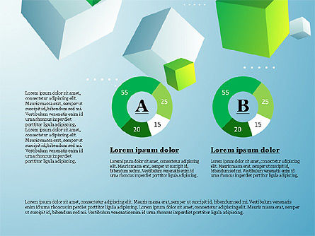 Presentation Deck with Cubes on Background, Slide 5, 03917, Data Driven Diagrams and Charts — PoweredTemplate.com