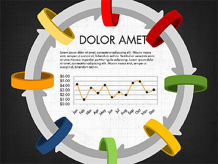 Kringproces met ringen data driven verslag, Dia 5, 03922, Datagestuurde Diagrammen — PoweredTemplate.com