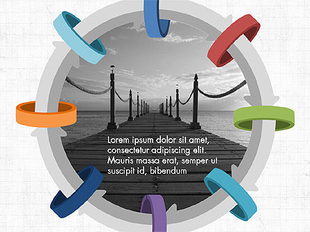 Circular Process Through Rings Data Driven Report, Slide 9, 03922, Data Driven Diagrams and Charts — PoweredTemplate.com