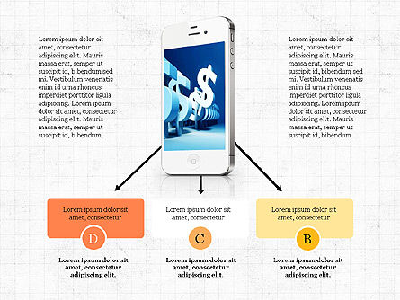 Mobile finance app presentatiesjabloon, Dia 3, 03923, Presentatie Templates — PoweredTemplate.com