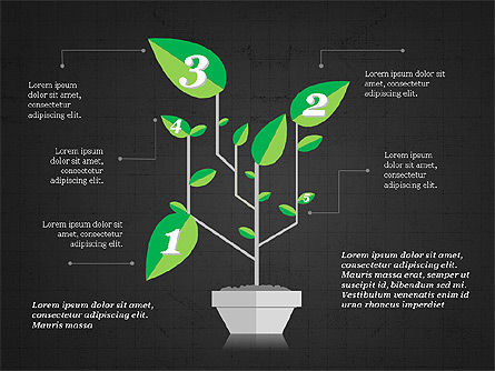 Growth a Plant Presentation Concept, Slide 9, 03925, Presentation Templates — PoweredTemplate.com