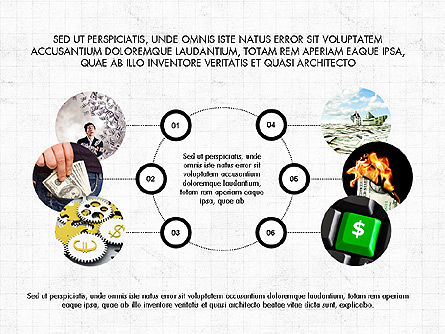Concept de présentation des investissements, Modele PowerPoint, 03929, Modèles commerciaux — PoweredTemplate.com