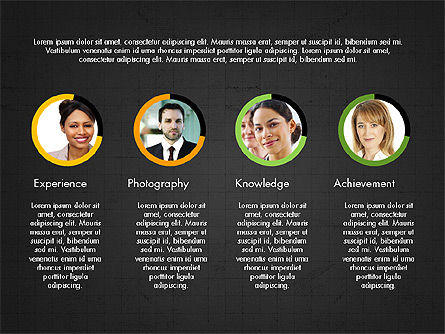 Concept de présentation de l'équipe financière, Diapositive 11, 03932, Schémas de procédés — PoweredTemplate.com