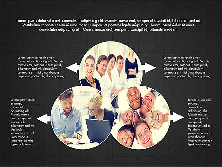 Concepto de presentación del equipo financiero, Diapositiva 12, 03932, Diagramas de proceso — PoweredTemplate.com