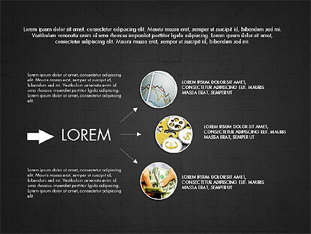 Concepto de presentación del equipo financiero, Diapositiva 13, 03932, Diagramas de proceso — PoweredTemplate.com