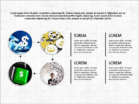 Concept de présentation de l'équipe financière, Diapositive 2, 03932, Schémas de procédés — PoweredTemplate.com