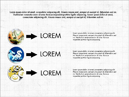 Konsep Presentasi Tim Keuangan, Slide 6, 03932, Diagram Proses — PoweredTemplate.com
