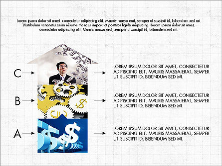 Konsep Presentasi Tim Keuangan, Slide 8, 03932, Diagram Proses — PoweredTemplate.com