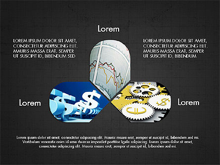 Concept de présentation de l'équipe financière, Diapositive 9, 03932, Schémas de procédés — PoweredTemplate.com