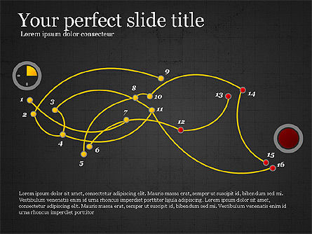 Elementi infographic gestione Tempo, Slide 10, 03933, Infografiche — PoweredTemplate.com