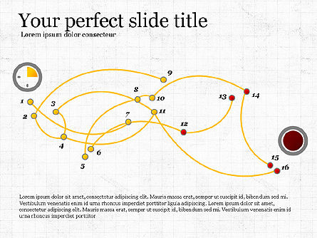 Elementos Infográficos de Gestión del Tiempo, Diapositiva 2, 03933, Infografías — PoweredTemplate.com