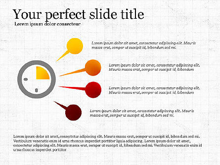 Zeitmanagement infografische Elemente, Folie 3, 03933, Infografiken — PoweredTemplate.com