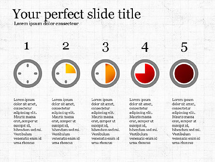 Time Management Infographic Elements, Slide 5, 03933, Infographics — PoweredTemplate.com