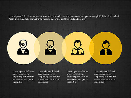 Gestione del personale di diapositive, Slide 14, 03934, icone — PoweredTemplate.com