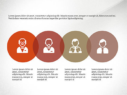 Plate-forme de diapositives de gestion du personnel, Diapositive 6, 03934, Icônes — PoweredTemplate.com