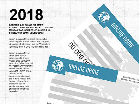 Travel by Air Presentation Infographics, Slide 7, 03935, Infographics — PoweredTemplate.com